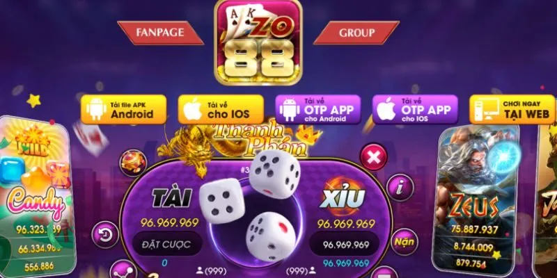 Game Bài ZO88 - Casino Trực Tuyến Hấp Dẫn Nhất 2025 1 Các sản phẩm game bài Zo88 hot hit 2025